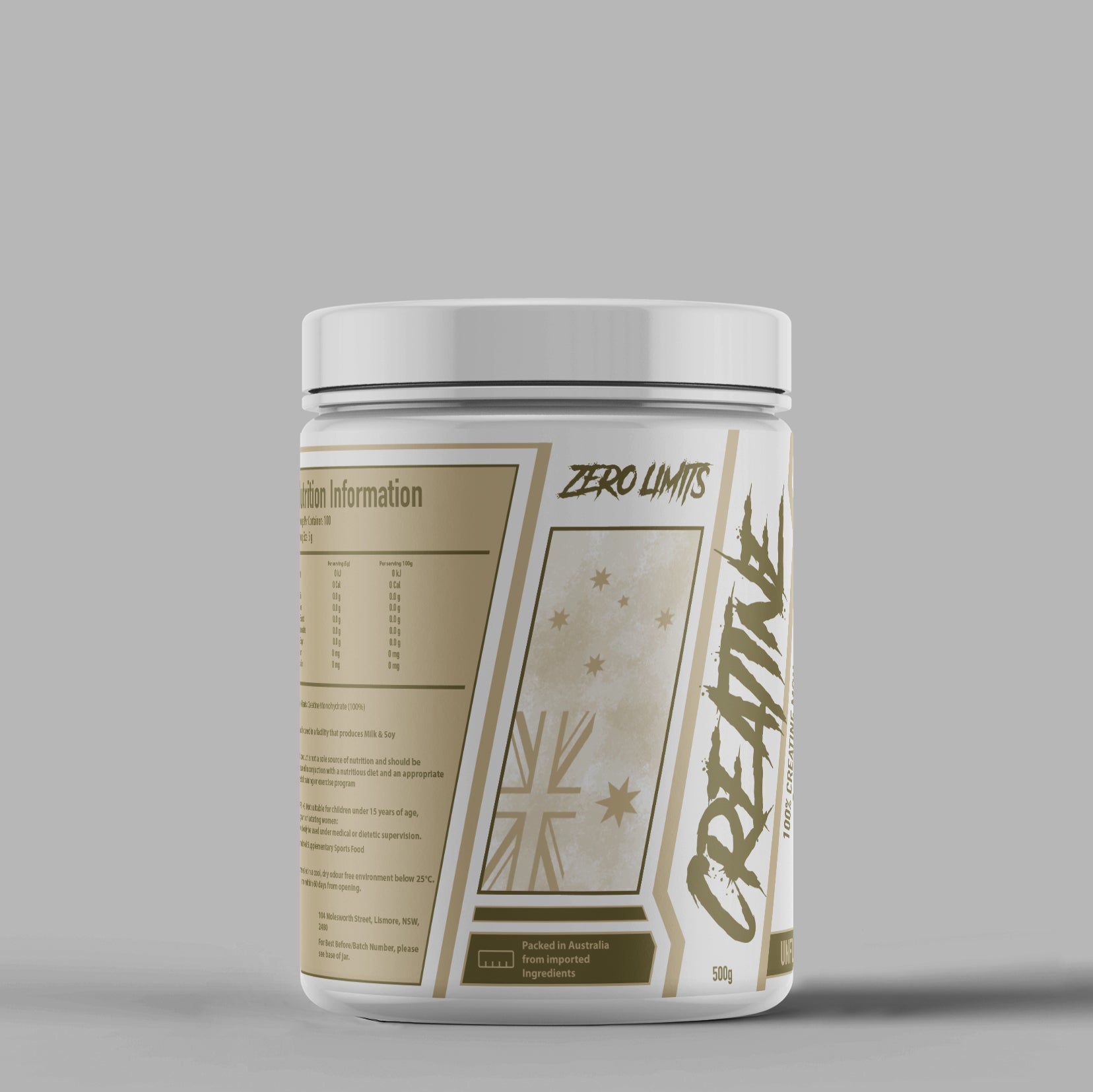 100% CREATINE MONOHYDRATE 500g