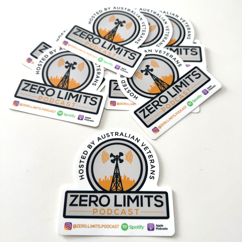 Zero Limits Podcast Sticker Logo