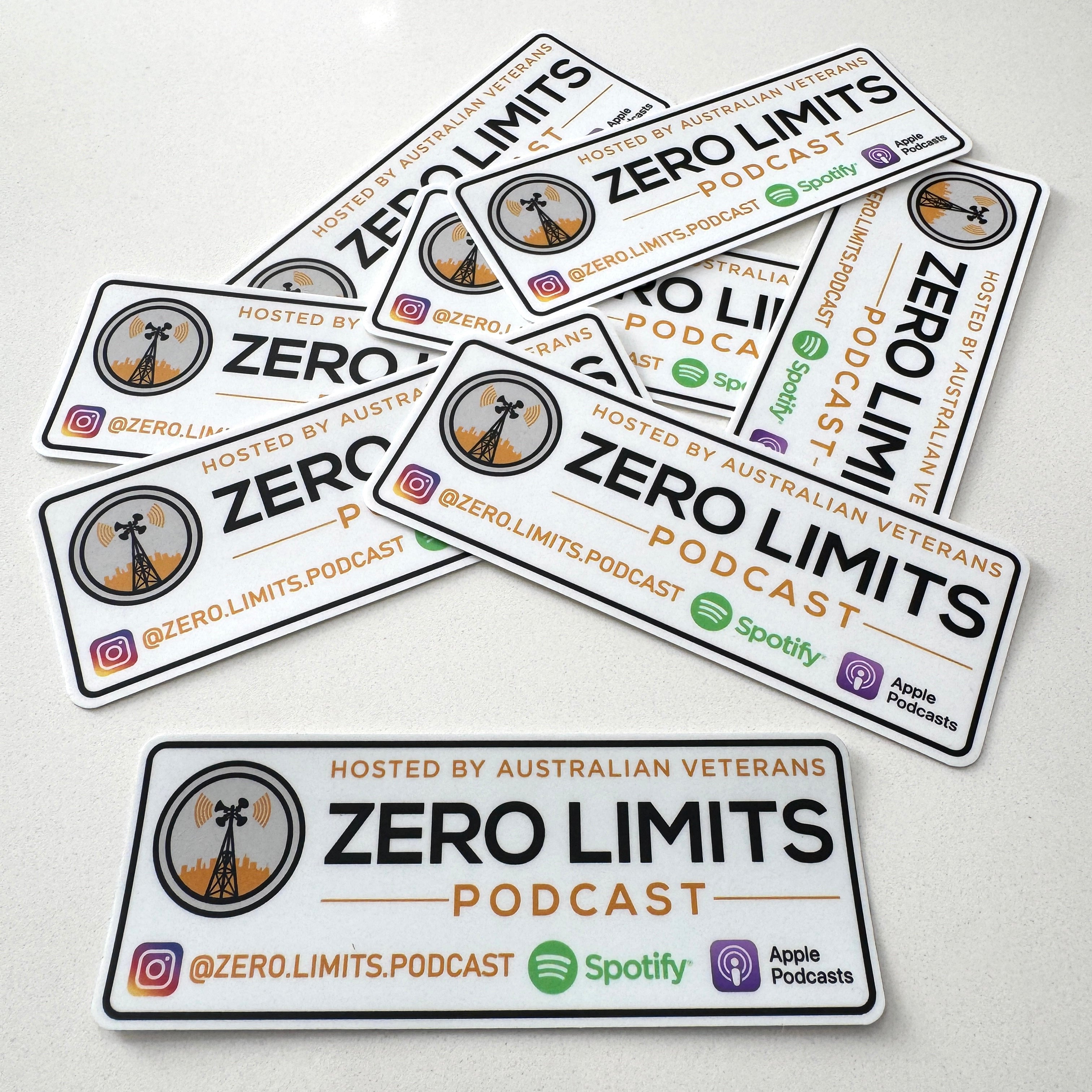 Zero Limits Podcast Sticker