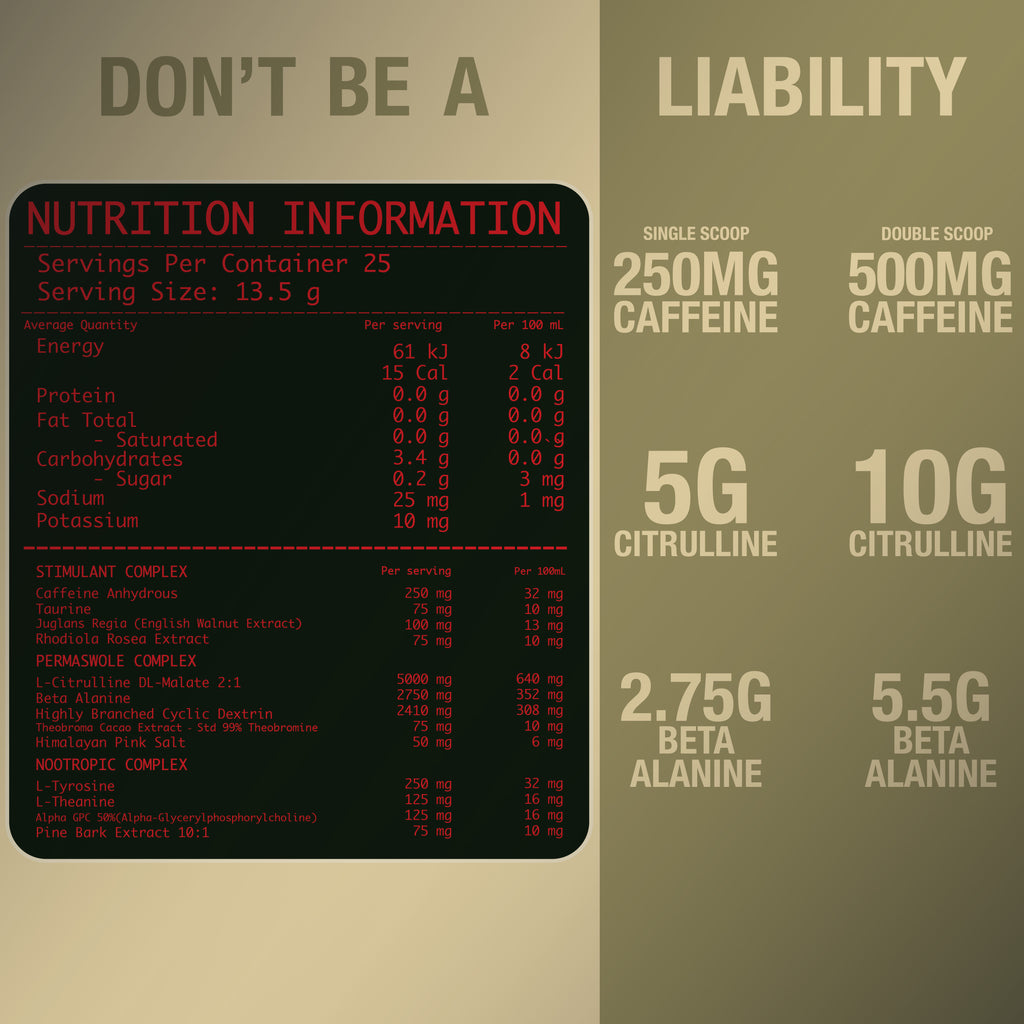 ROAD SIDE BOMB - PREWORKOUT