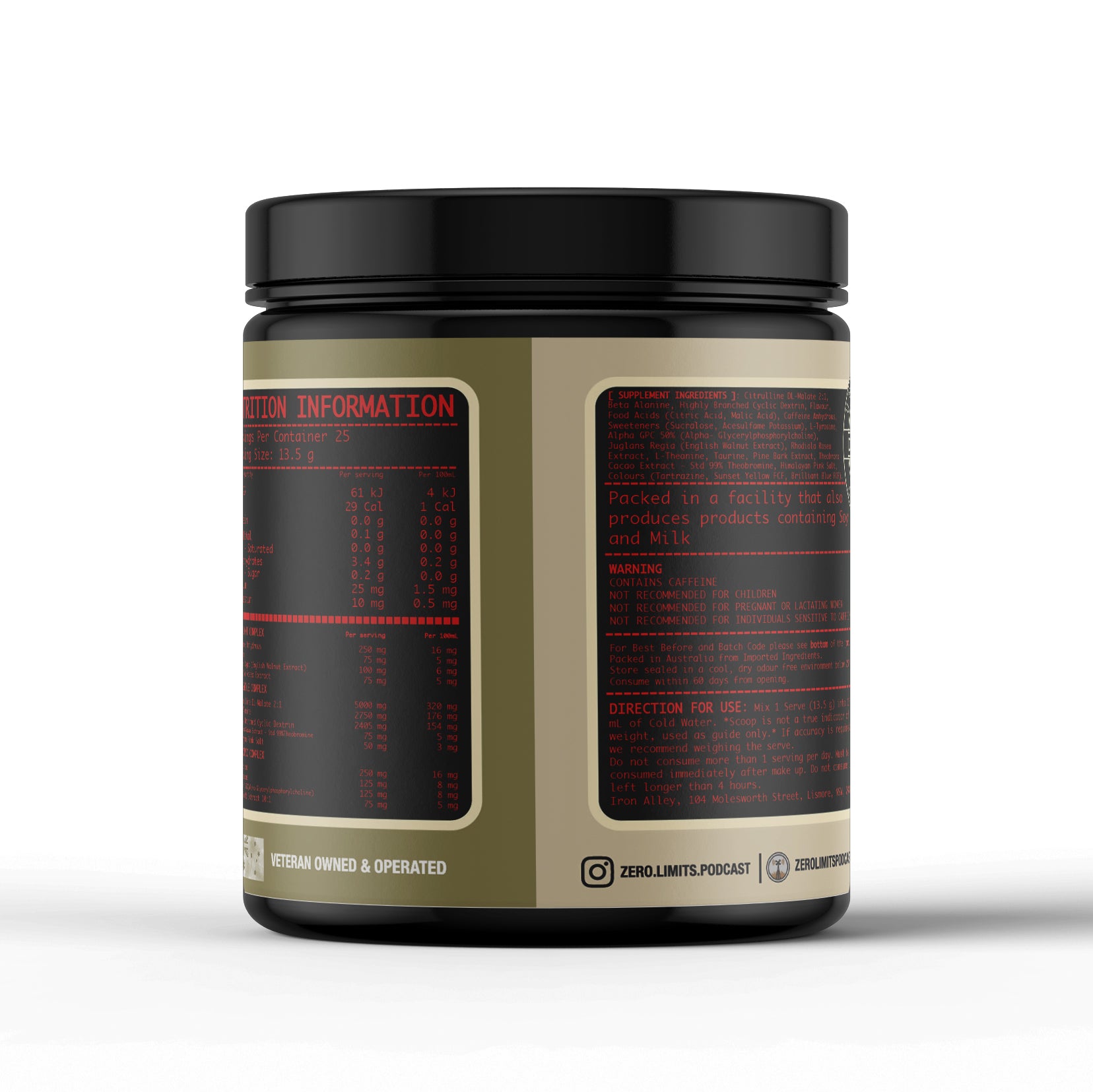 ROAD SIDE BOMB - PREWORKOUT