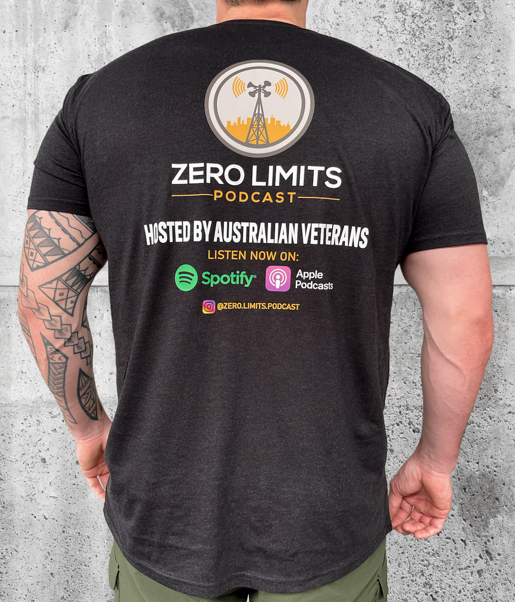 Zero Limits Podcast Supporters Tee - Black