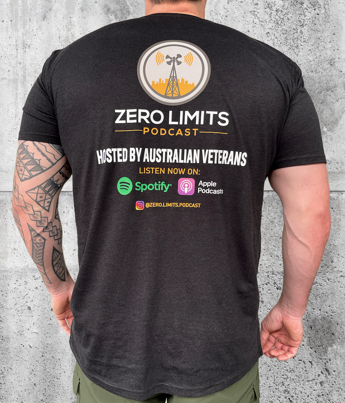 Zero Limits Podcast Supporters Tee - Black