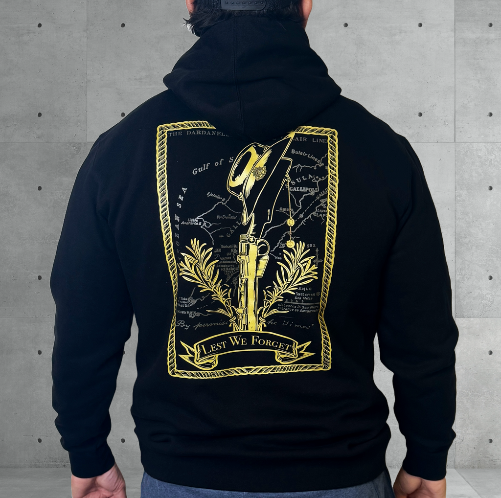 Zero Limits Podcast Supporter ANZAC Lest We Forget Hoodie